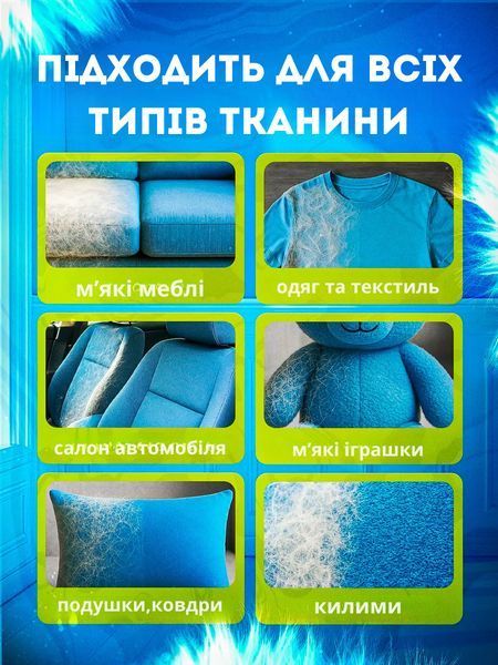 Електростатична рукавичка для прибирання шерсті з одягу, меблів та килимів KLIK-009 фото